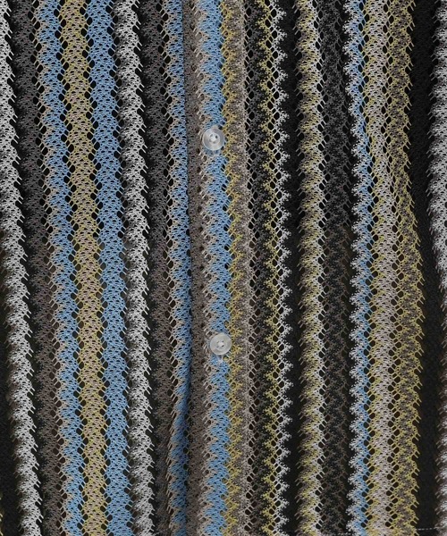 LAKOLE（ラコレ）の「ストライプレースシャツ半袖 / 112096（シャツ/ブラウス・メンズ・ブルー/ブラック/イエロー/レッド/グリーン・MEDIUM/LARGE/X-LARGE）」の21枚目の写真