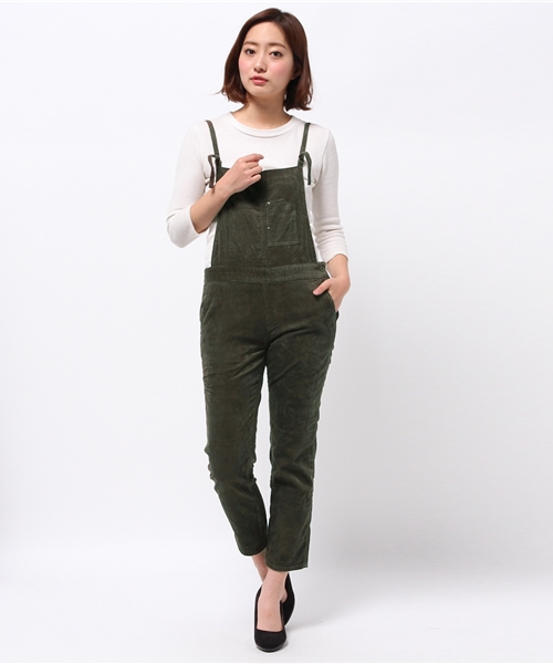 SEVENDAYS=SUNDAY(セブンデイズサンデイ)の「コーデュロイ サロペット(サロペット/オーバーオール・レディース・オフホワイト/カーキ・LARGE/MEDIUM)」の12枚目の写真
