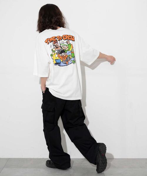 NEW JACK（ニュージャック）の「∴WEGO/別注NEW JACKグラフィックT（Tシャツ/カットソー・メンズ・ホワイト/スミクロ・MEDIUM/LARGE）」の8枚目の写真