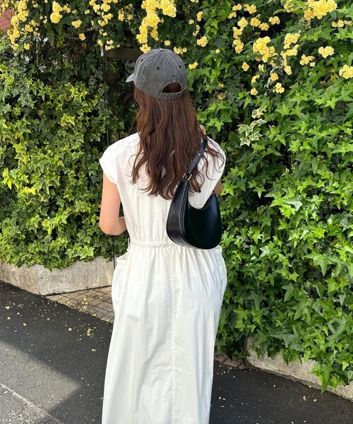 fredy emue(フレディエミュ)の「コットンナイロンドロストワンピース(ワンピース・レディース・カーキ/ブラック/オフホワイト・38)」の9枚目の写真