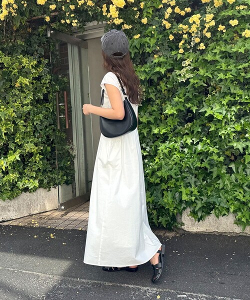 fredy emue(フレディエミュ)の「コットンナイロンドロストワンピース(ワンピース・レディース・カーキ/ブラック/オフホワイト・38)」の10枚目の写真