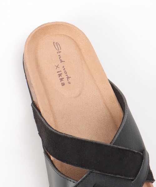 ikka（イッカ）の「クロスベルトサンダル（サンダル・メンズ・ダークブラウン/ブラック・M/L/XL）」の6枚目の写真