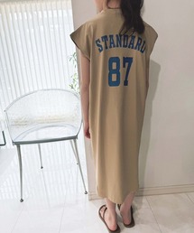 ZI-ON（ジーオン）の「オーバーサイズ ノースリーブ マキシワンピ（ワンピース）」