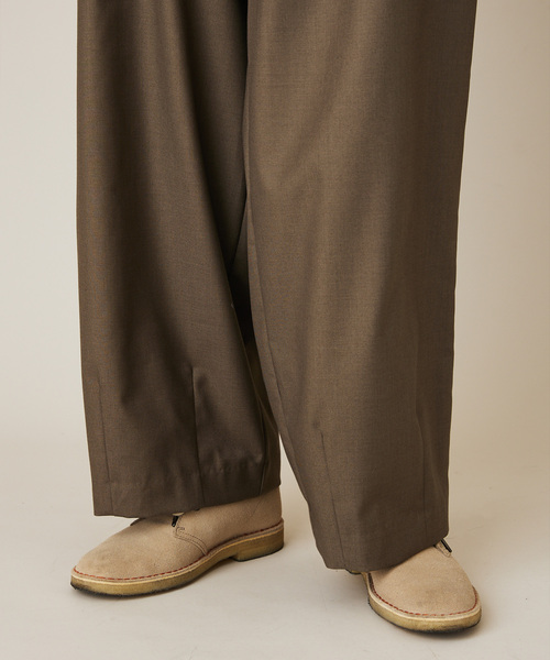 JOURNAL STANDARD（ジャーナルスタンダード）の「T/R モダン ワイドスラックス（スラックス・メンズ・ブラック/チャコールグレー/サファリグリーン・MEDIUM/LARGE）」の20枚目の写真