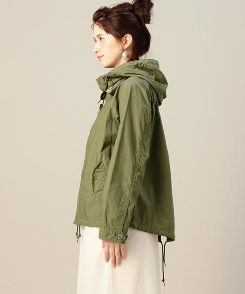 BEAUTY&YOUTH UNITED ARROWS（ビューティーアンドユースユナイテッドアローズ）の「BY タイプライターフードブルゾン ◆（マウンテンパーカー・レディース・ブラウン/オリーブ/ネイビー・フリー）」の14枚目の写真