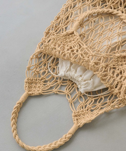 NEUNA（ヌナ）の「巾着付きハンモックトートバッグ（トートバッグ・レディース・ホワイト/ブラック/ブラウン・FREE）」の21枚目の写真