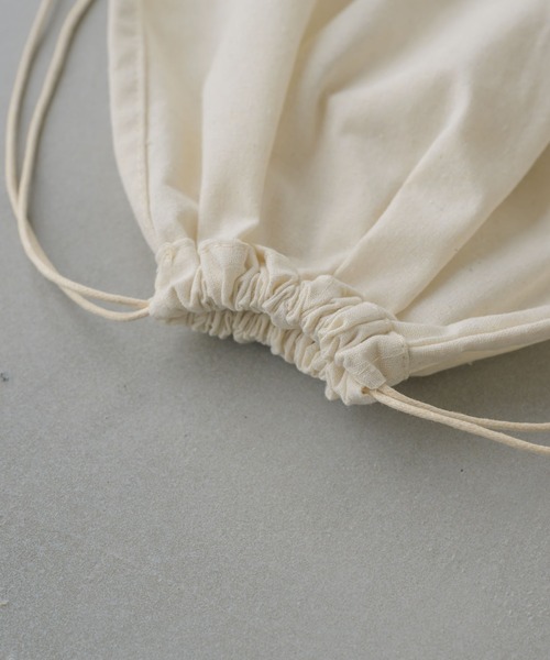 NEUNA（ヌナ）の「巾着付きハンモックトートバッグ（トートバッグ・レディース・ホワイト/ブラック/ブラウン・FREE）」の5枚目の写真