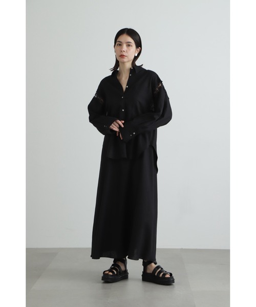 JILLSTUART◆レーヨン麻シャツ/FREE/リネン/WHT/092-4210003// JILL STUART（ジルスチュアート）の「◇レーヨン麻シャツ