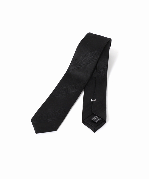 Stripe Silk Narrow Tie(BLACK) ネクタイ Stripe Silk Narrow Tie(BLACK) ネクタイ