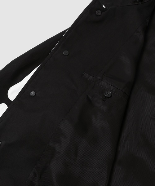 TAKAHIROMIYASHITATheSoloIst.(タカヒロミヤシタザソロイスト)の「soutien collar coat.(ステンカラーコート・メンズ・ブラック×ホワイト/ベージュ系その他2/ブラック×ブラック/ベージュ系その他・44)」の8枚目の写真