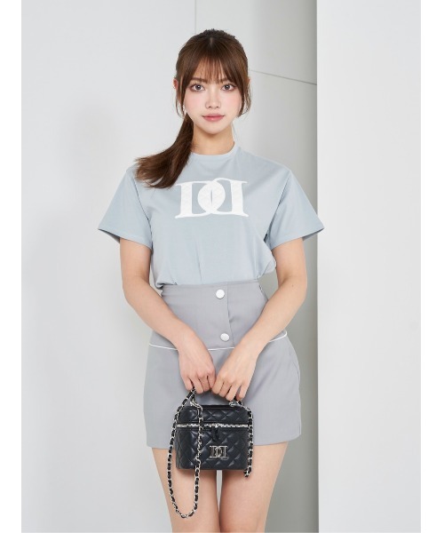 ダーリッチ キルティングアップリケTシャツ ダーリッチ Darich キルティングアップリケTシャツ （ホワイト