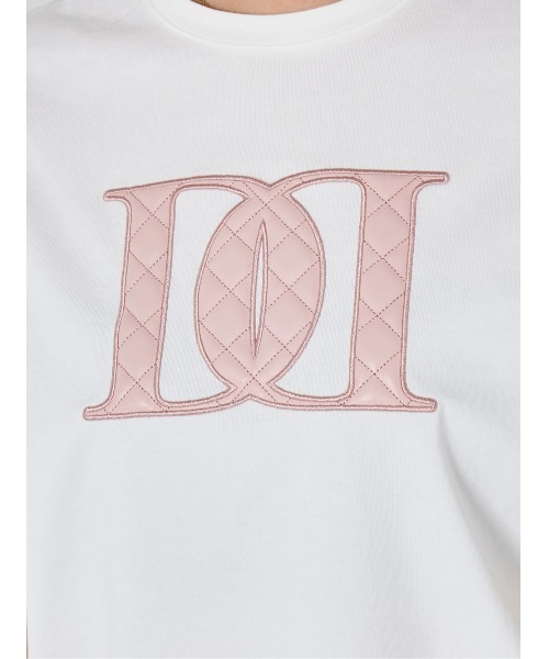 Darich ダーリッチ キルティングアップリケTシャツ Darich ダーリッチ キルティングアップリケビジューTシャツ