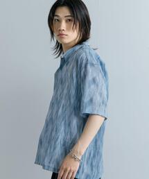 SENSE OF PLACE by URBAN RESEARCH | マーブルプリントオープンカラーシャツ(シャツ/ブラウス)