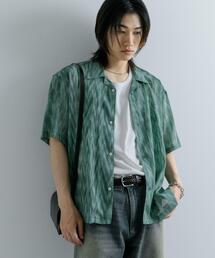 SENSE OF PLACE by URBAN RESEARCH | マーブルプリントオープンカラーシャツ(シャツ/ブラウス)