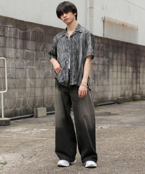 SENSE OF PLACE by URBAN RESEARCH（センスオブプレイスバイアーバンリサーチ）の「マーブルプリントオープンカラーシャツ（シャツ/ブラウス・メンズ・その他1/その他3/その他2・MEDIUM/LARGE）」の8枚目の写真