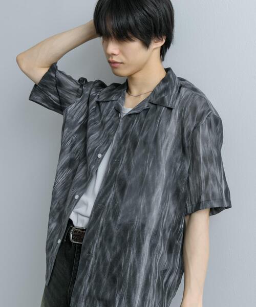 SENSE OF PLACE by URBAN RESEARCH（センスオブプレイスバイアーバンリサーチ）の「マーブルプリントオープンカラーシャツ（シャツ/ブラウス・メンズ・その他1/その他3/その他2・MEDIUM/LARGE）」の10枚目の写真