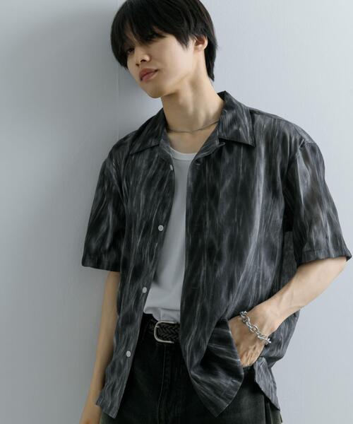 SENSE OF PLACE by URBAN RESEARCH（センスオブプレイスバイアーバンリサーチ）の「マーブルプリントオープンカラーシャツ（シャツ/ブラウス・メンズ・その他1/その他3/その他2・MEDIUM/LARGE）」の11枚目の写真