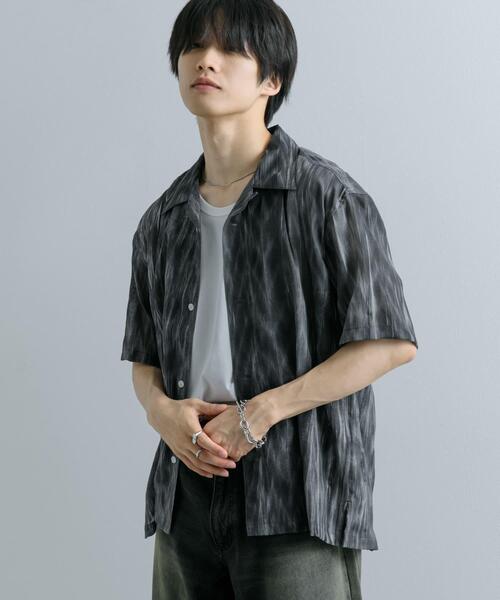 SENSE OF PLACE by URBAN RESEARCH（センスオブプレイスバイアーバンリサーチ）の「マーブルプリントオープンカラーシャツ（シャツ/ブラウス・メンズ・その他1/その他3/その他2・MEDIUM/LARGE）」の12枚目の写真