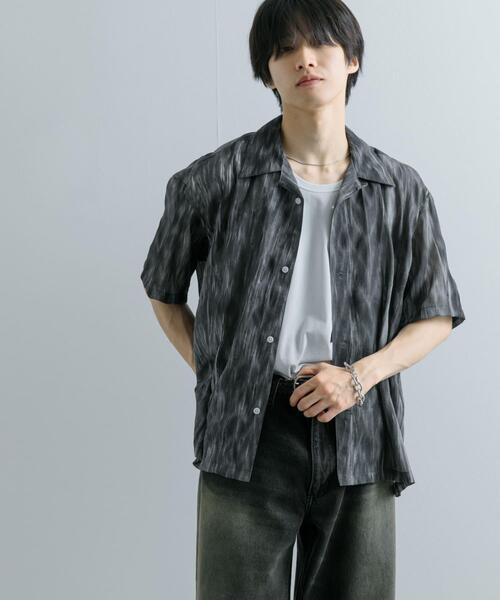 SENSE OF PLACE by URBAN RESEARCH（センスオブプレイスバイアーバンリサーチ）の「マーブルプリントオープンカラーシャツ（シャツ/ブラウス・メンズ・その他1/その他3/その他2・MEDIUM/LARGE）」の13枚目の写真