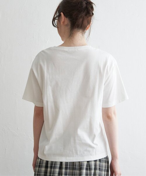 LBC（エルビーシー）の「ミニロゴ刺繍Tシャツ（Tシャツ/カットソー・レディース・ブルー/ホワイト/グリーン/チャコール/オレンジ・L/M）」の19枚目の写真