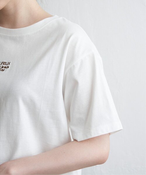 LBC（エルビーシー）の「ミニロゴ刺繍Tシャツ（Tシャツ/カットソー・レディース・ブルー/ホワイト/グリーン/チャコール/オレンジ・L/M）」の21枚目の写真
