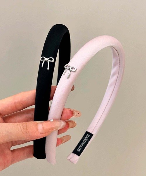 LAFFMO（ラフモ）の「リボンモチーフカチューシャ（カチューシャ・レディース・ブラック/パープル・F）」の6枚目の写真