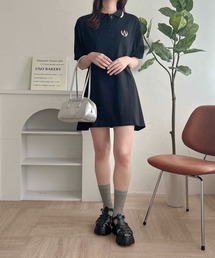 【apres jour clair】オーバーサイズポロチュニック【ZOZOTOWN限定アイテム】