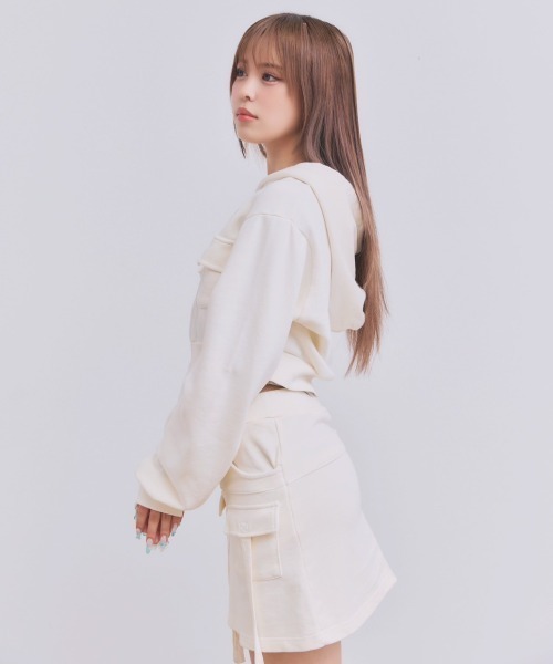 おさき - （セットアップ）ピグメントジップアップパーカー＆カーゴ