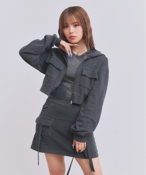 セール】おさき - （セットアップ）ピグメントジップアップ