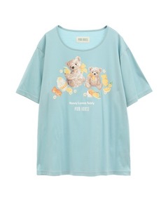セール】チューリップうさぎプリントカットソー（Tシャツ