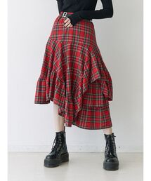 jouetie | イレギュラーフリルフレアスカート(スカート)