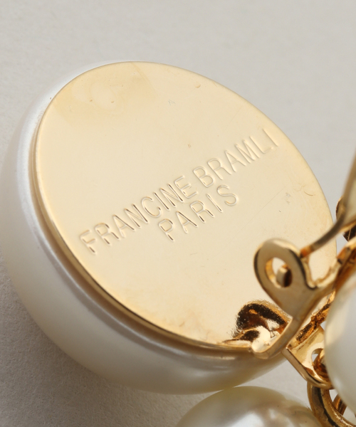 VERMEIL par iena(ヴェルメイユパーイエナ)の「Francine Bramli(フランシーヌ ブラムリ) パールイヤリング THEONIE48SA(イヤリング・レディース・アイボリー・FREE)」の7枚目の写真