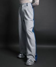 CELENA | デニムドッキングワイドスウェットパンツ(スラックス)