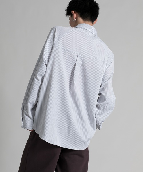 aimoha(アイモハ)の「【aimoha neo】 Dynamic Color Block Shirt(シャツ/ブラウス・メンズ・ブラック/ブルー・MEDIUM/LARGE/X-LARGE/XX-LARGE)」の5枚目の写真