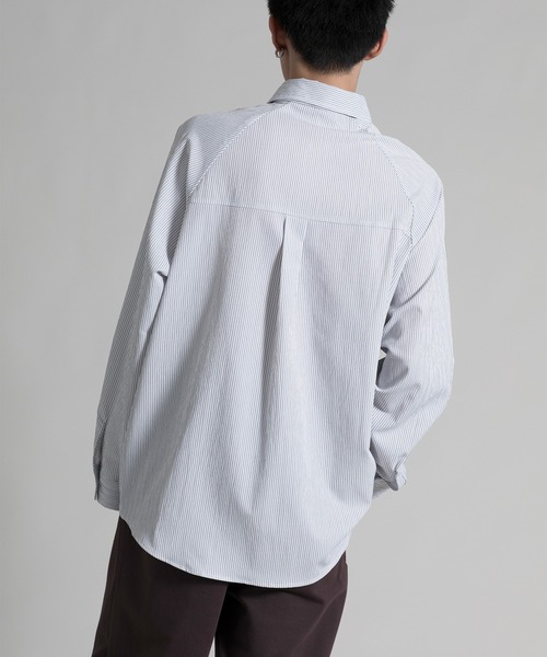aimoha(アイモハ)の「【aimoha neo】 Dynamic Color Block Shirt(シャツ/ブラウス・メンズ・ブラック/ブルー・MEDIUM/LARGE/X-LARGE/XX-LARGE)」の6枚目の写真