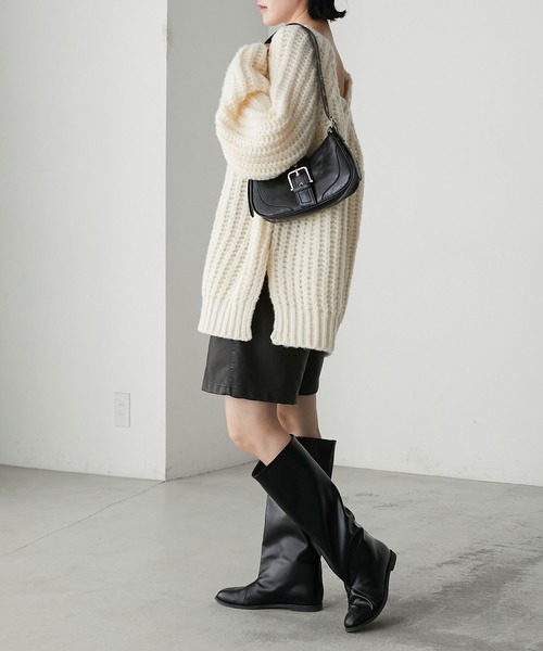 forksy.】ストレートボリュームロングブーツ forksy.│MONO-MART