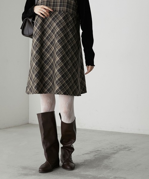 forksy.（フォルクシー）の「【forksy.】ストレートボリュームロングブーツ（ブーツ・レディース・ブラック/ブラウン・S/M/L/LL）」の20枚目の写真