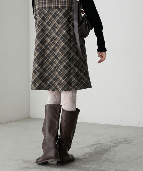 forksy.（フォルクシー）の「【forksy.】ストレートボリュームロングブーツ（ブーツ・レディース・ブラック/ブラウン・S/M/L/LL）」の22枚目の写真