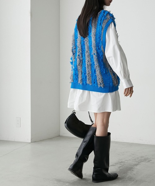 セール】【forksy.】ストレートボリュームロングブーツ（ブーツ