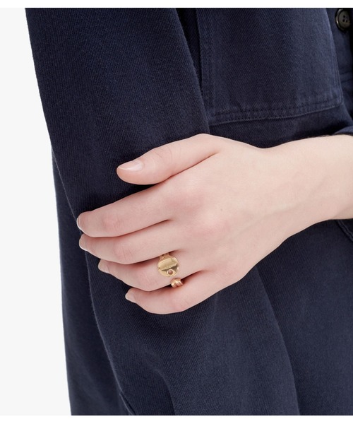 A.P.C コンサートファイン リング ゴールド