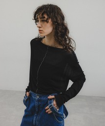 カラーステッチシアーTEE 272766