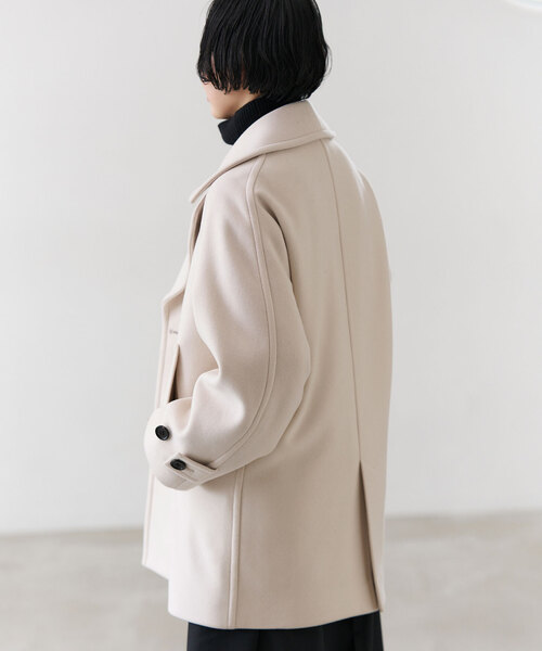 VAN JACKETヴィンテージメルトンウールシングルPコート ハーフコート VAN JACKETヴィンテージメルトンウールシングルPコート ハーフコート