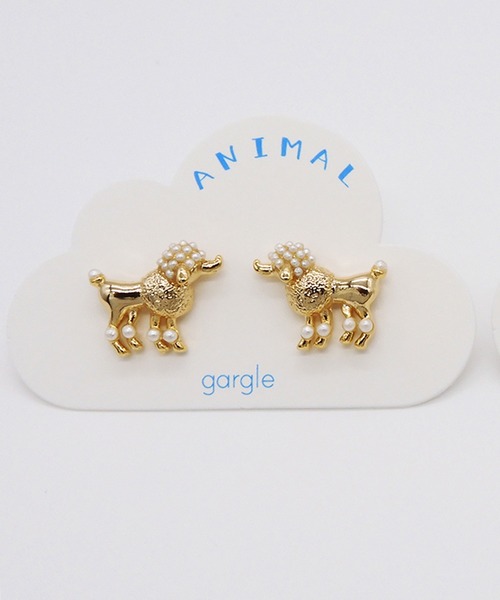 gargle(ガーグル)の「gargle ガーグル:パールプードル ピアス(ピアス(両耳用)・レディース・シルバー/ゴールド・FREE)」の8枚目の写真