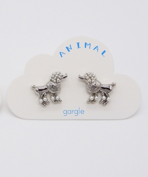 gargle(ガーグル)の「gargle ガーグル:パールプードル ピアス(ピアス(両耳用)・レディース・シルバー/ゴールド・FREE)」の7枚目の写真
