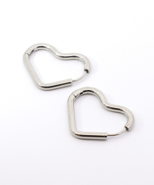 Cepica（セピカ）の「ハートワンタッチステンレスピアス（ピアス（両耳用）・レディース・シルバー/ゴールド・FREE）」の7枚目の写真