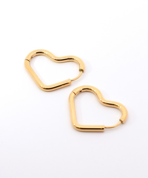 Cepica（セピカ）の「ハートワンタッチステンレスピアス（ピアス（両耳用）・レディース・シルバー/ゴールド・FREE）」の4枚目の写真