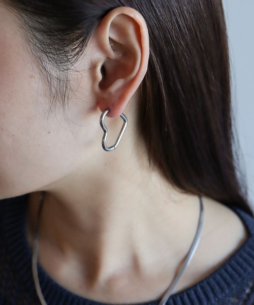 Cepica（セピカ）の「ハートワンタッチステンレスピアス（ピアス（両耳用）・レディース・シルバー/ゴールド・FREE）」の11枚目の写真