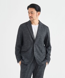 【THE TOKYO/ザトウキョウ】Washable Tweedy Jersey Shape Jacket