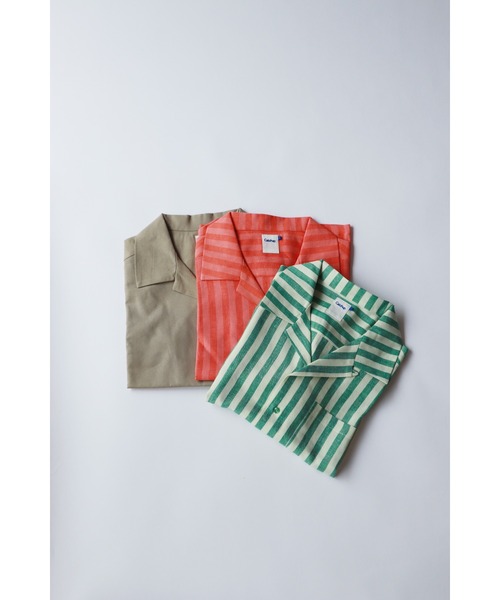 Catchup(ケチャップ)の「【Catchup】レーヨンリネンシャツ(大人サイズ)(シャツ/ブラウス・レディース・レッド/ベージュ/グリーン・M/L/S)」の6枚目の写真