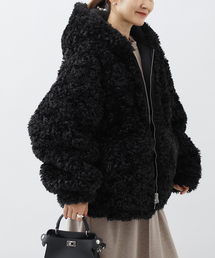 INSCRIRE(アンスクリア) Cury Hair Hoodie I24AWBZ70